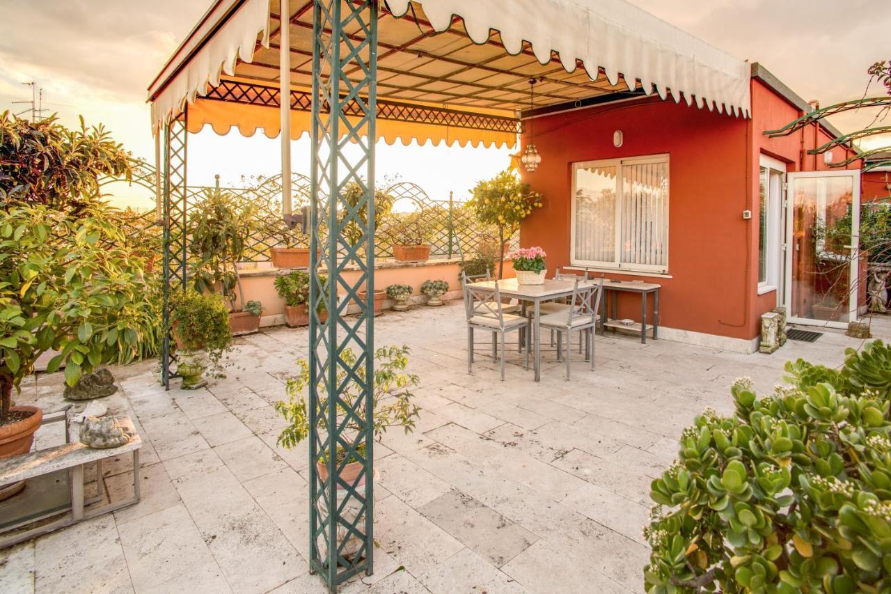 Exclusive Terrace Campo Di Fiori Pantheon Apartman Róma Kültér fotó